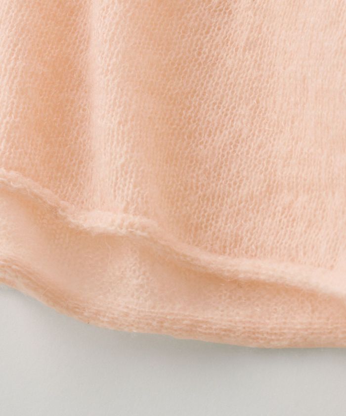 背中見せ 2way ラメニット シアーニット タイトトップス 韓国風 綺麗め 細見え カジュアル KINO THE KEI