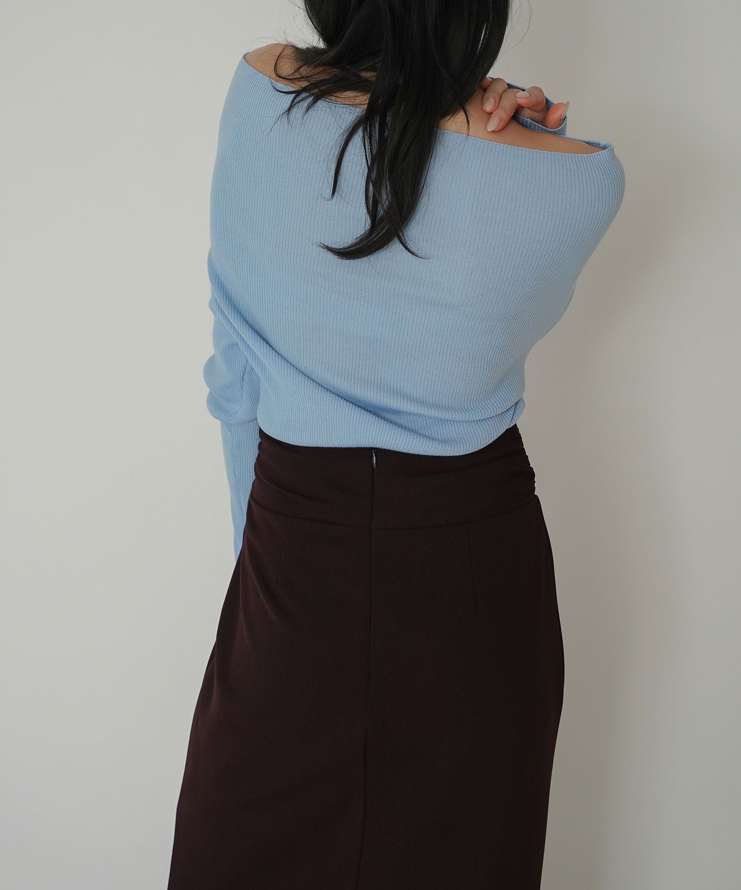 ディナー パーティー セットアップ エレガント タイトスカート ベルト付 ラップスカート KINO THE KEI