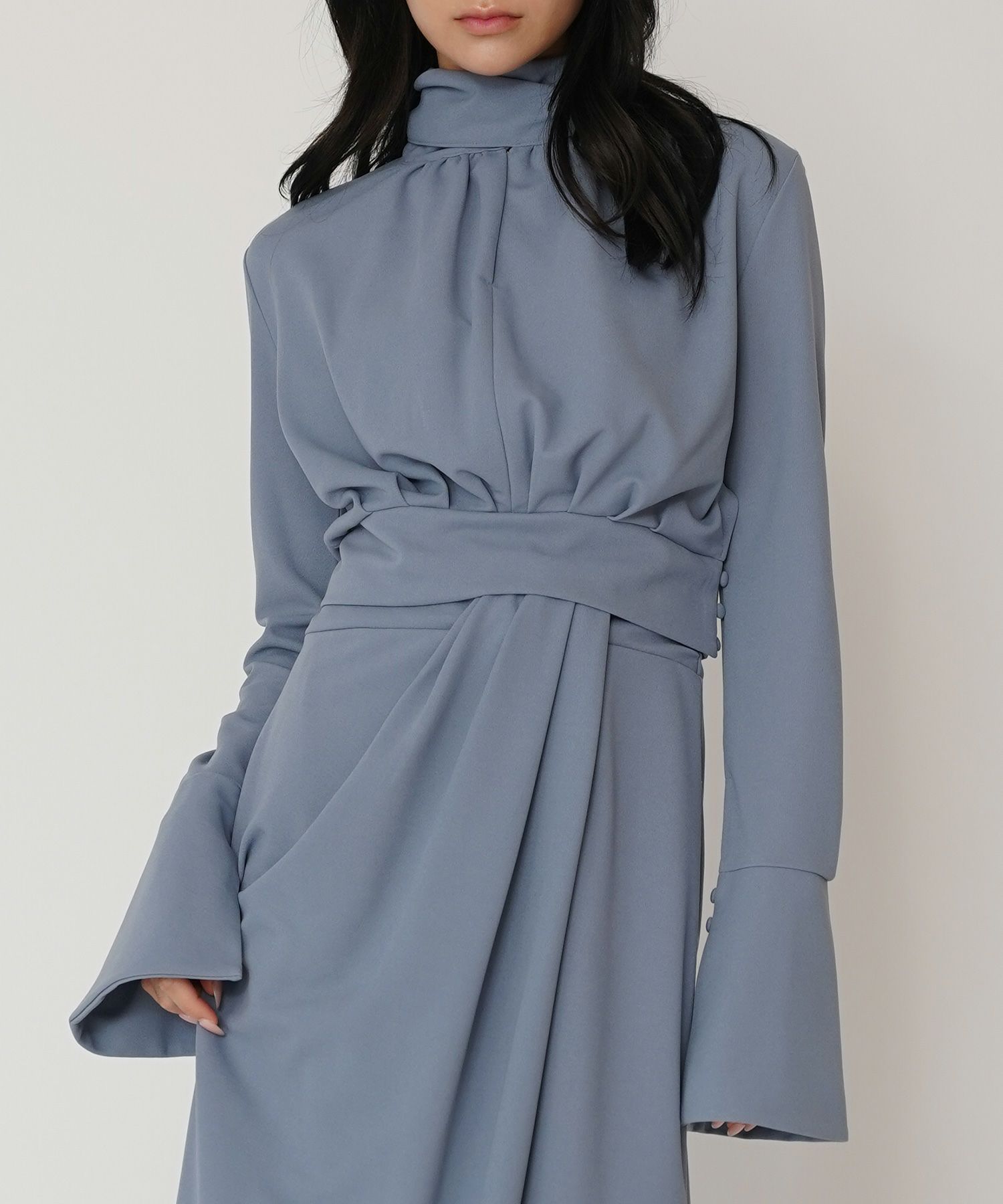 ディナー パーティー ブラウス トップス ボウタイリボン 変形 セットアップ エレガント 2way KINO THE KEI