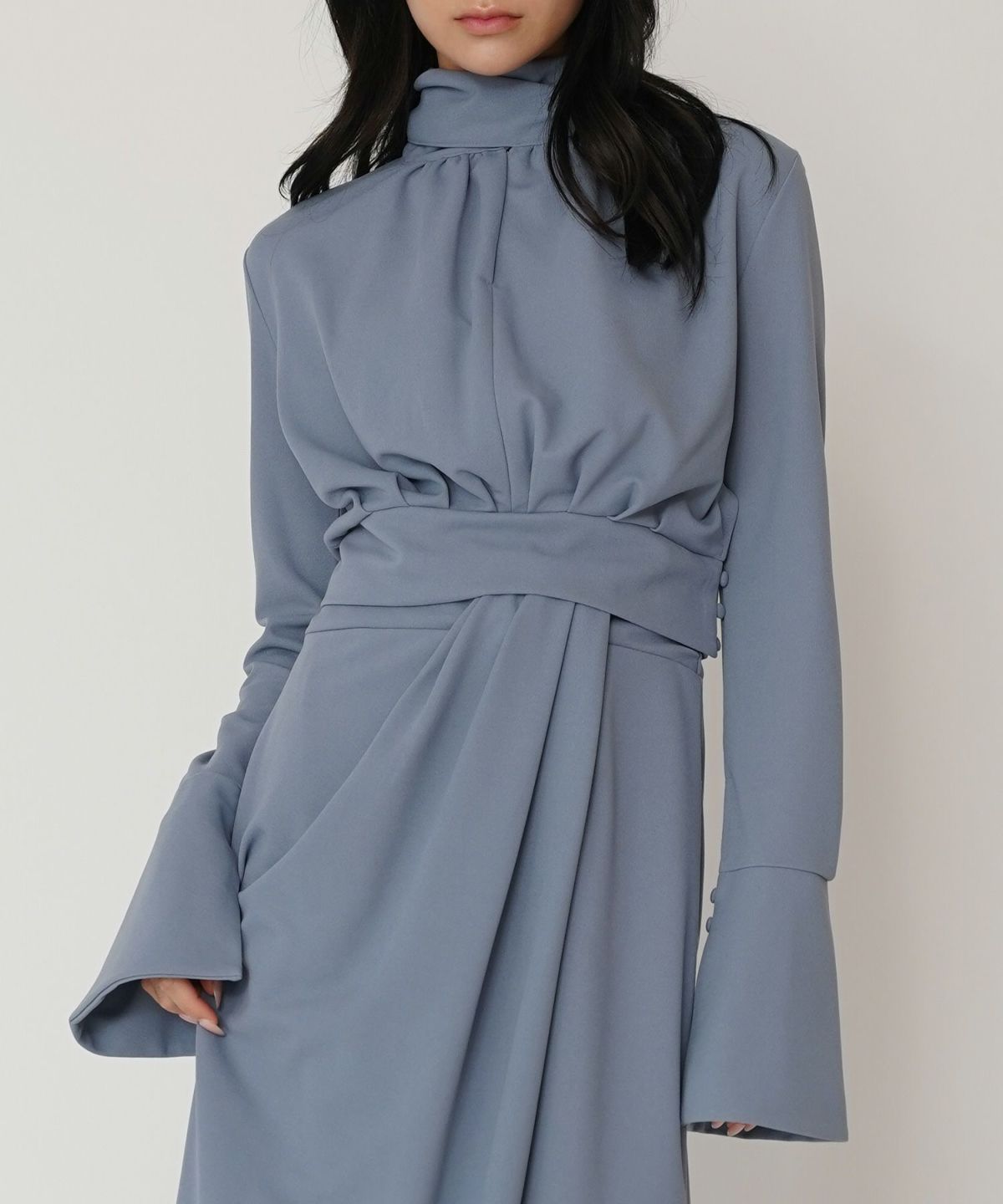 ディナー パーティー ブラウス トップス ボウタイリボン 変形 セットアップ エレガント 2way KINO THE KEI