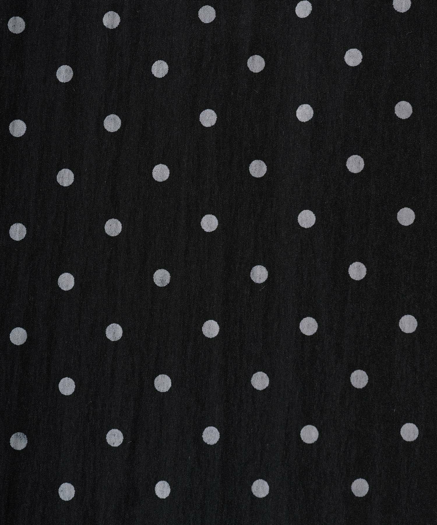 ドット/ジャンスカ/ワンピース/ブラック