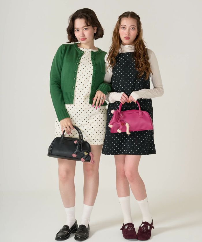 刺繍/ソックス/ポニー/白靴下