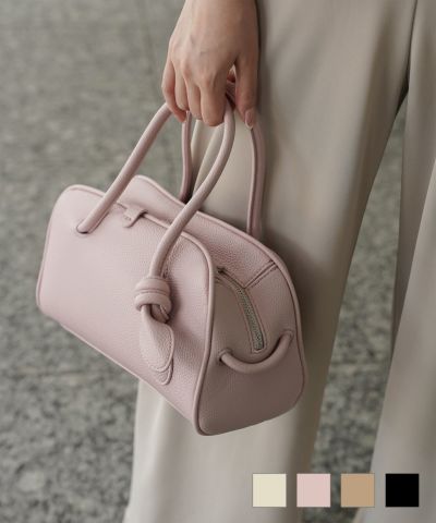 ハンドバッグ HEAVY HANDBAG タイハンドル ボストン バッグ HUIT 全4色|hit972-0291【1