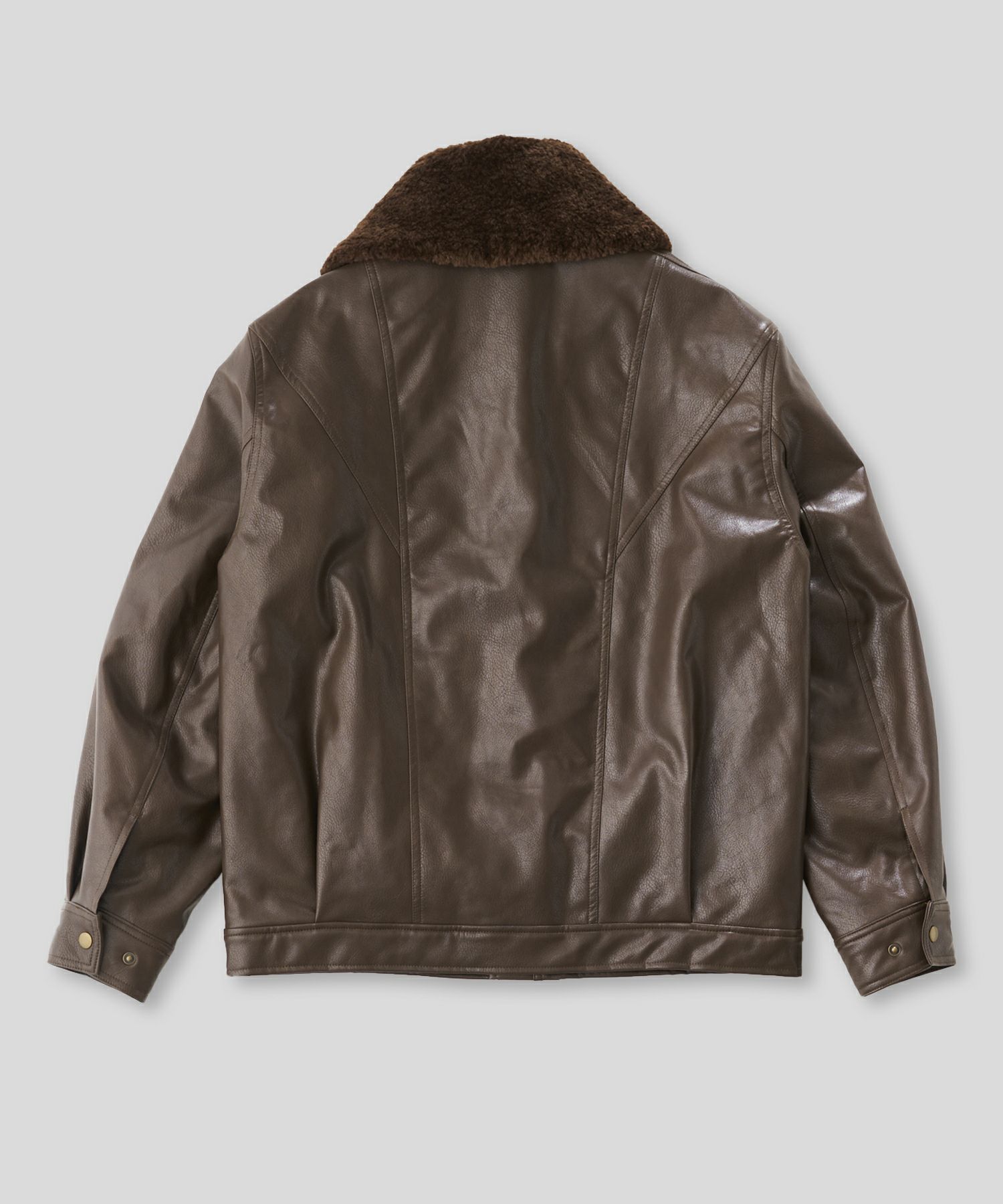 古着 ヴィンテージ ボア ライダース バイカーズブルゾン ユニセックス メンズライク ボーイッシュ 韓国風 綺麗め 細見え カジュアル KINO THE KEI