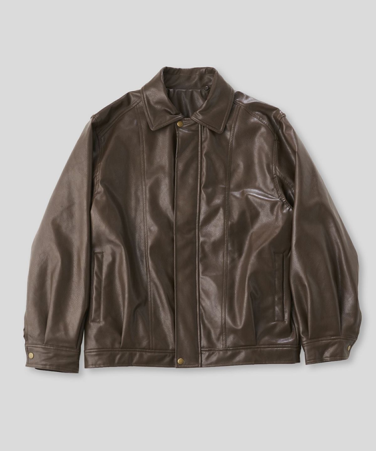 古着 ヴィンテージ ボア ライダース バイカーズブルゾン ユニセックス メンズライク ボーイッシュ 韓国風 綺麗め 細見え カジュアル KINO THE KEI