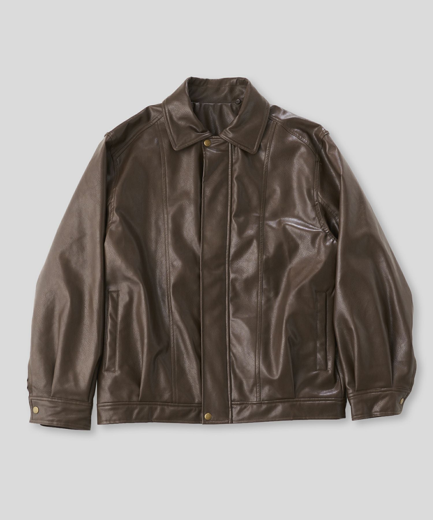 古着 ヴィンテージ ボア ライダース バイカーズブルゾン ユニセックス メンズライク ボーイッシュ 韓国風 綺麗め 細見え カジュアル KINO THE KEI