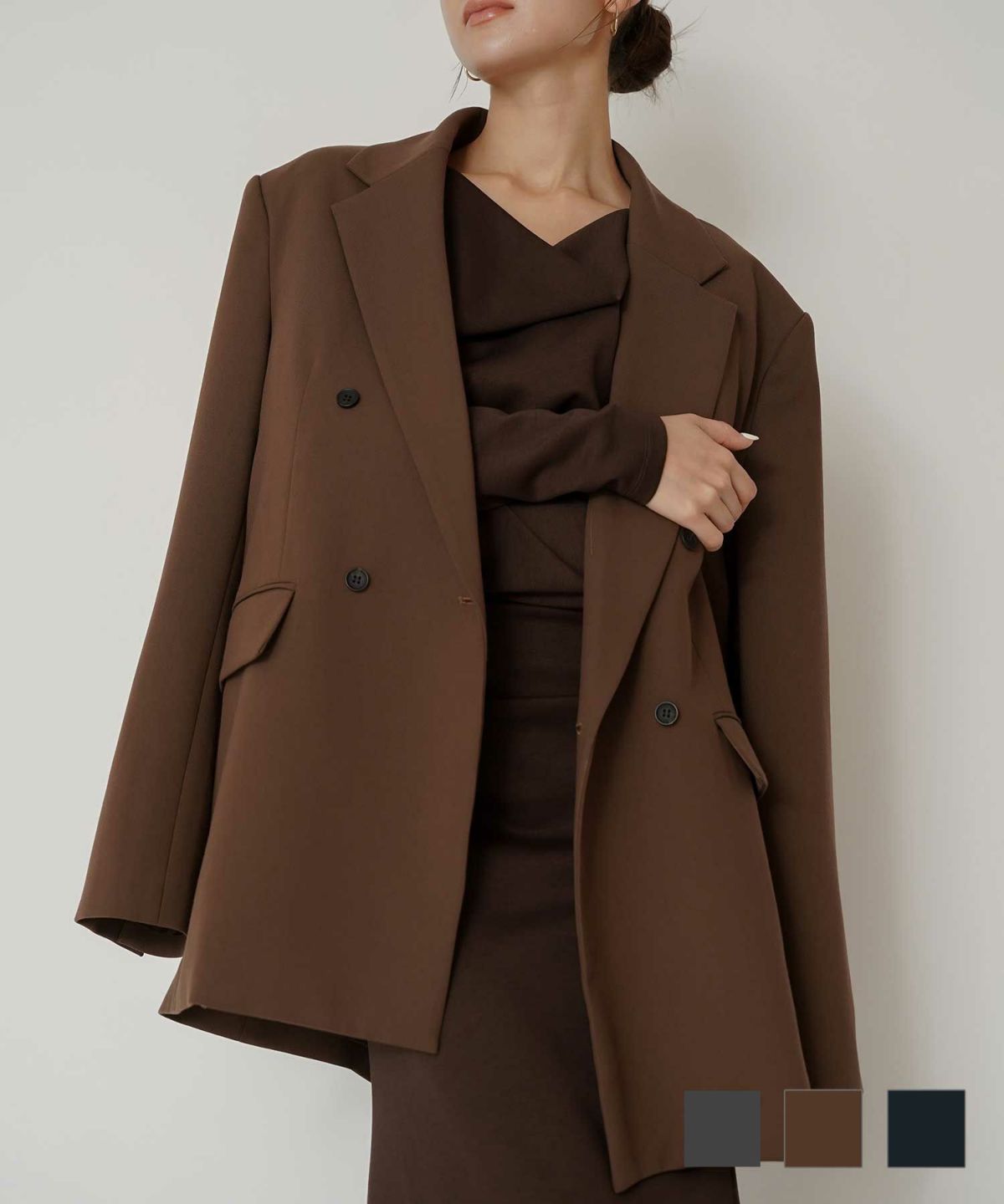 ダブル ジャケット コート KINO THE KEI