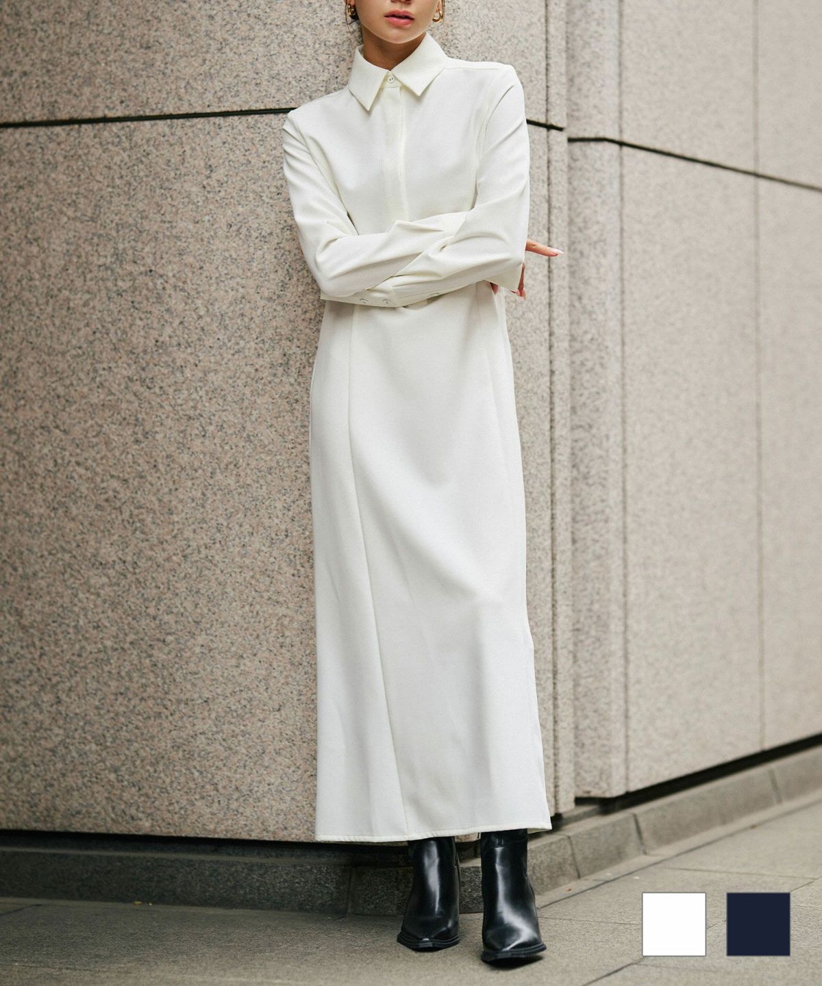 フィット シャツ ドレス KINO THE KEI