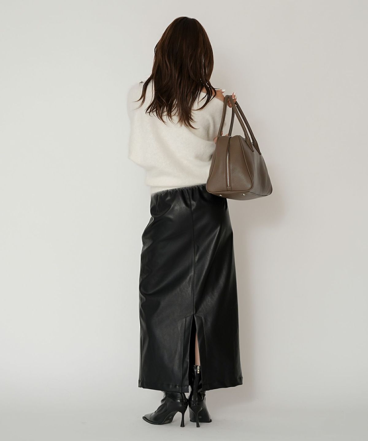 モヘア ラクーン オフショルニット ふんわりニット 女性らしい モテニット 韓国風 綺麗め 細見え カジュアル KINO THE KEI