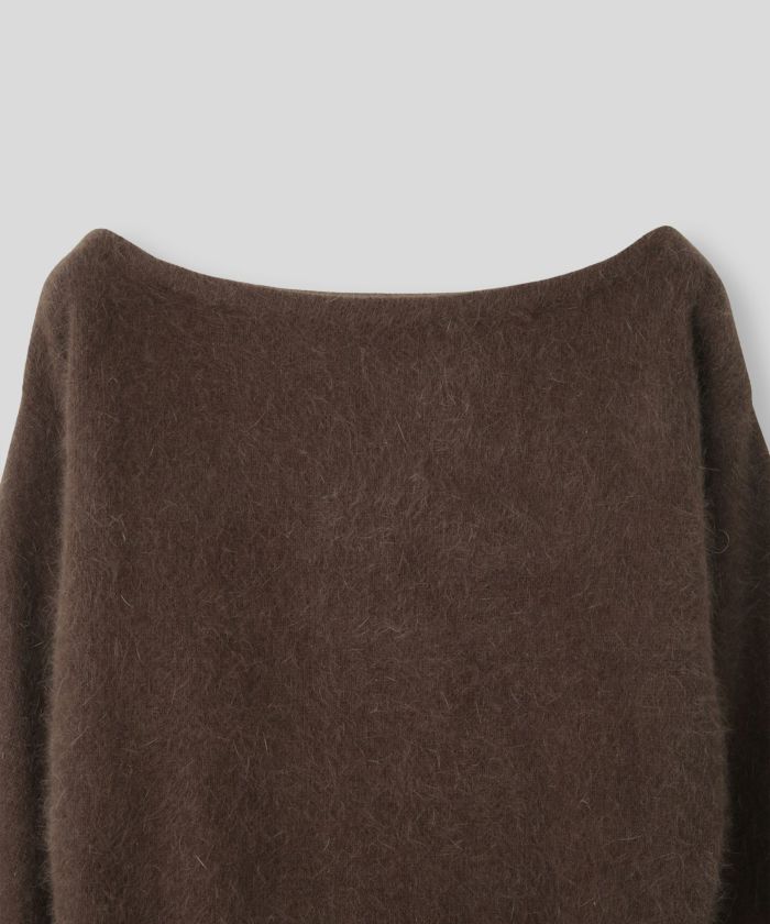 アンゴラ ファー オフショル ミニ ワンピース KINO THE KEI