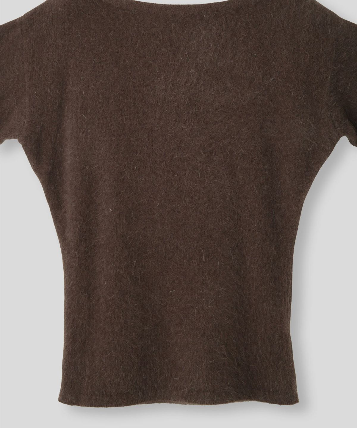 アンゴラ ファー オフショル ミニ ワンピース KINO THE KEI