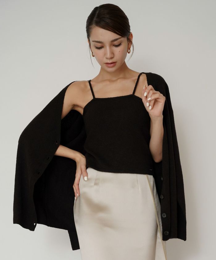 キャミソール セット ニット カーディガン KINO THE KEI