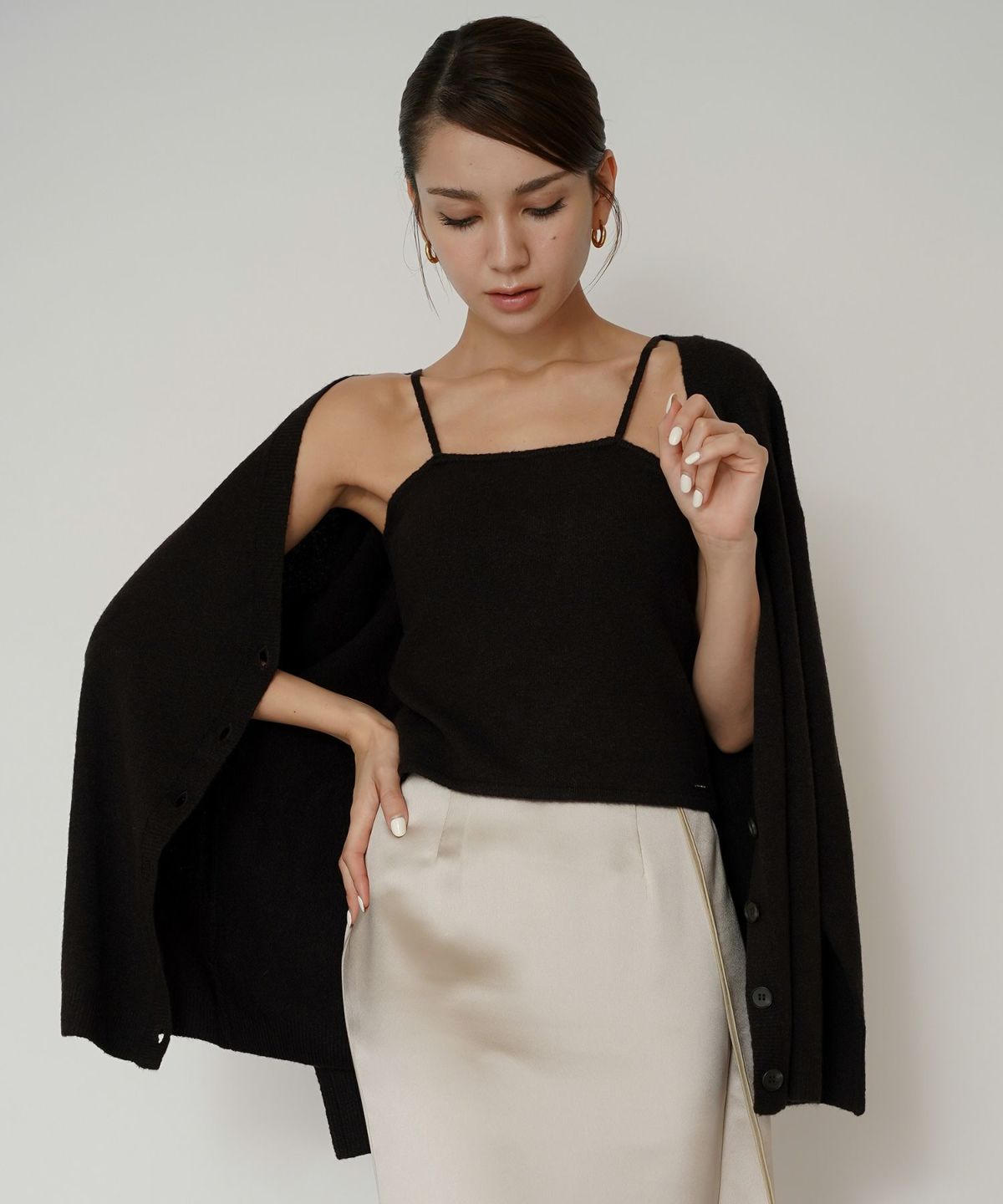 キャミソール セット ニット カーディガン KINO THE KEI