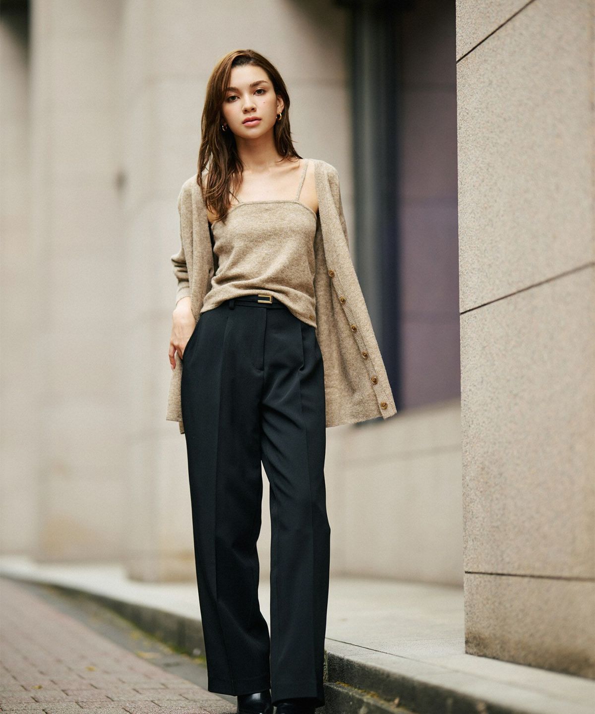 キャミソール セット ニット カーディガン KINO THE KEI