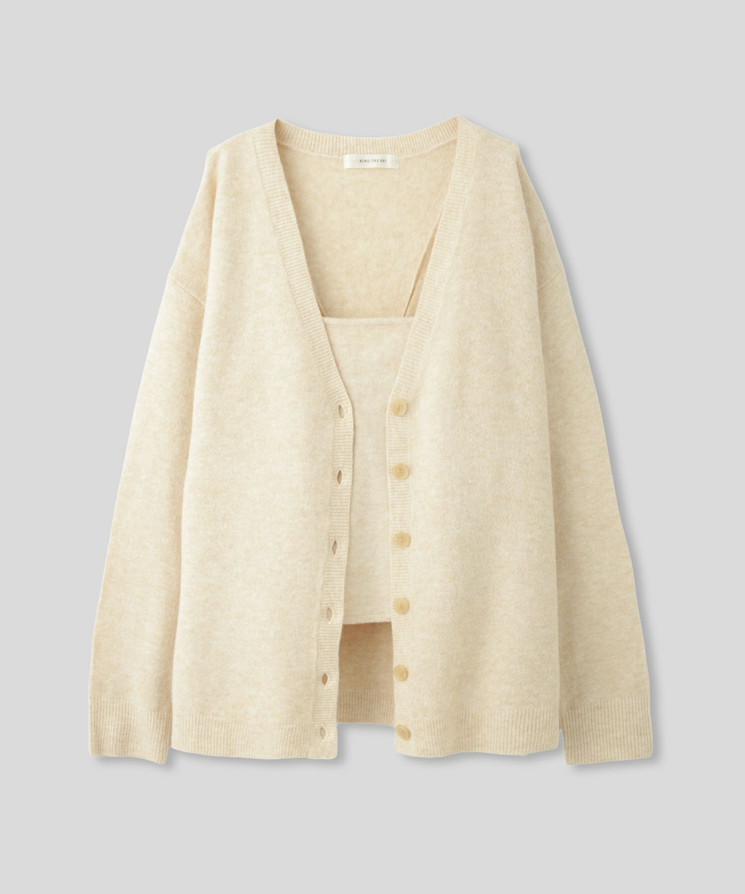 キャミソール セット ニット カーディガン KINO THE KEI