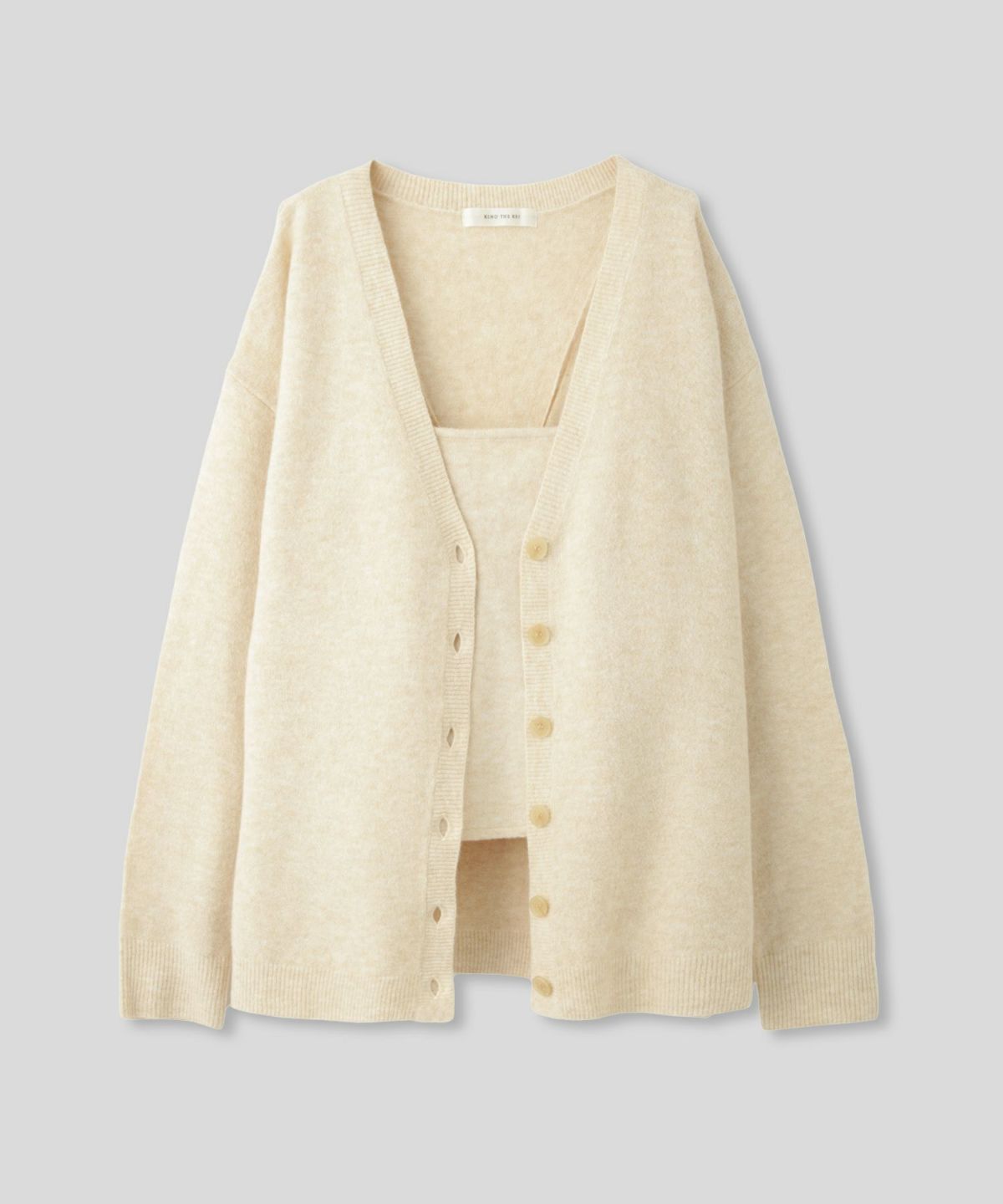 キャミソール セット ニット カーディガン KINO THE KEI