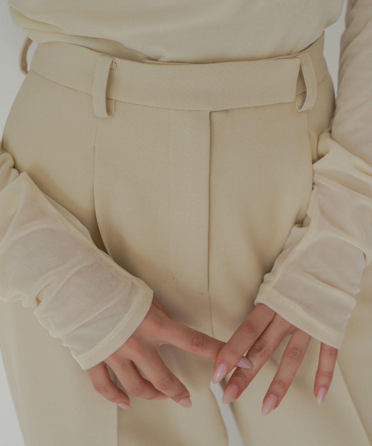 シアートップス レイヤード オフショルトップス ドレープ タイトトップス ベロア素材 韓国風 綺麗め 細見え カジュアル KINO THE KEI