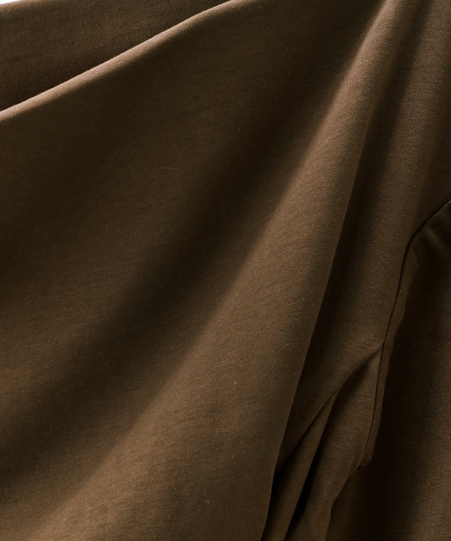 カットソー セットアップ オフショルトップス ドレープ タイトトップス 韓国風 綺麗め 細見え カジュアル KINO THE KEI