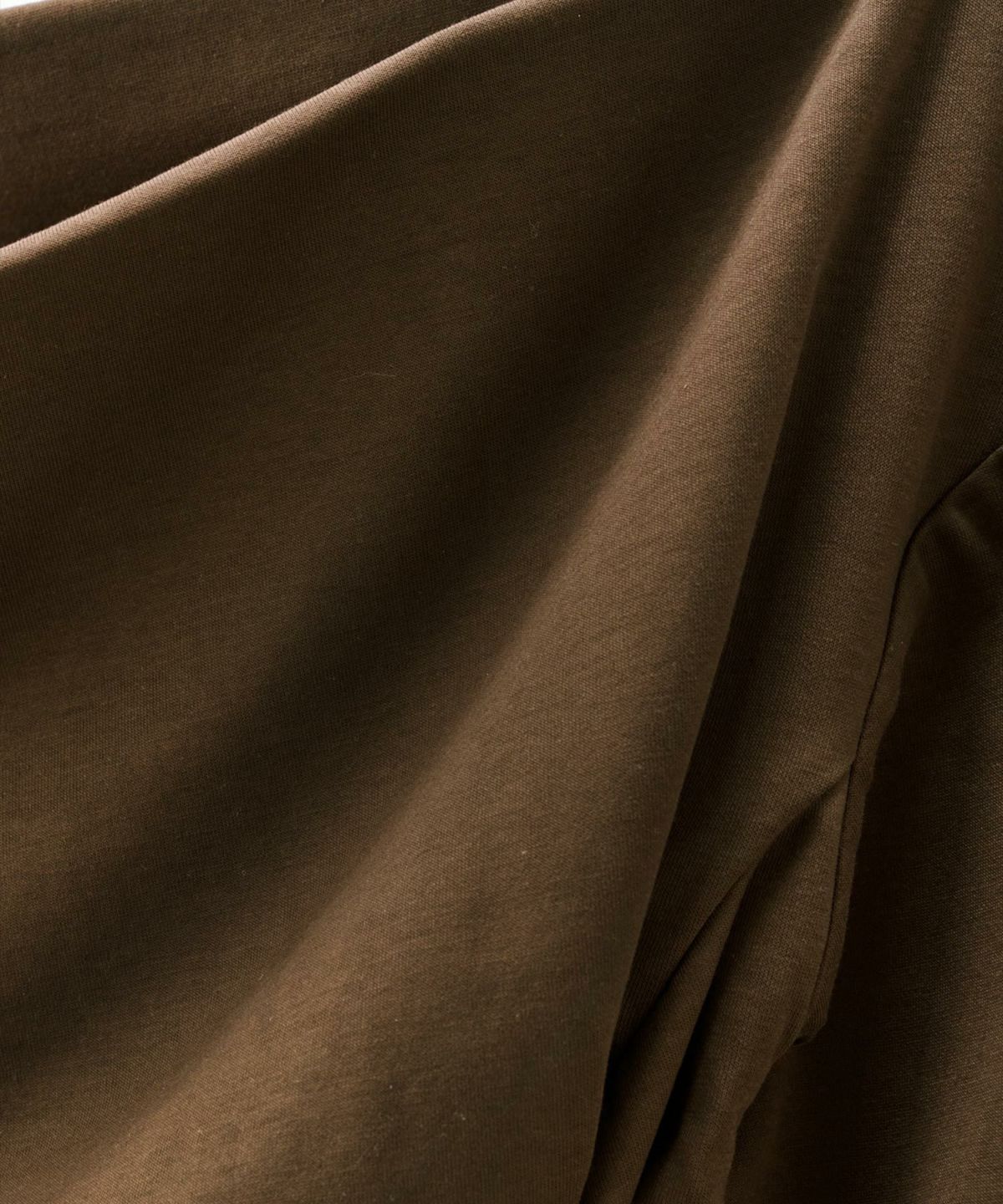 カットソー セットアップ オフショルトップス ドレープ タイトトップス 韓国風 綺麗め 細見え カジュアル KINO THE KEI