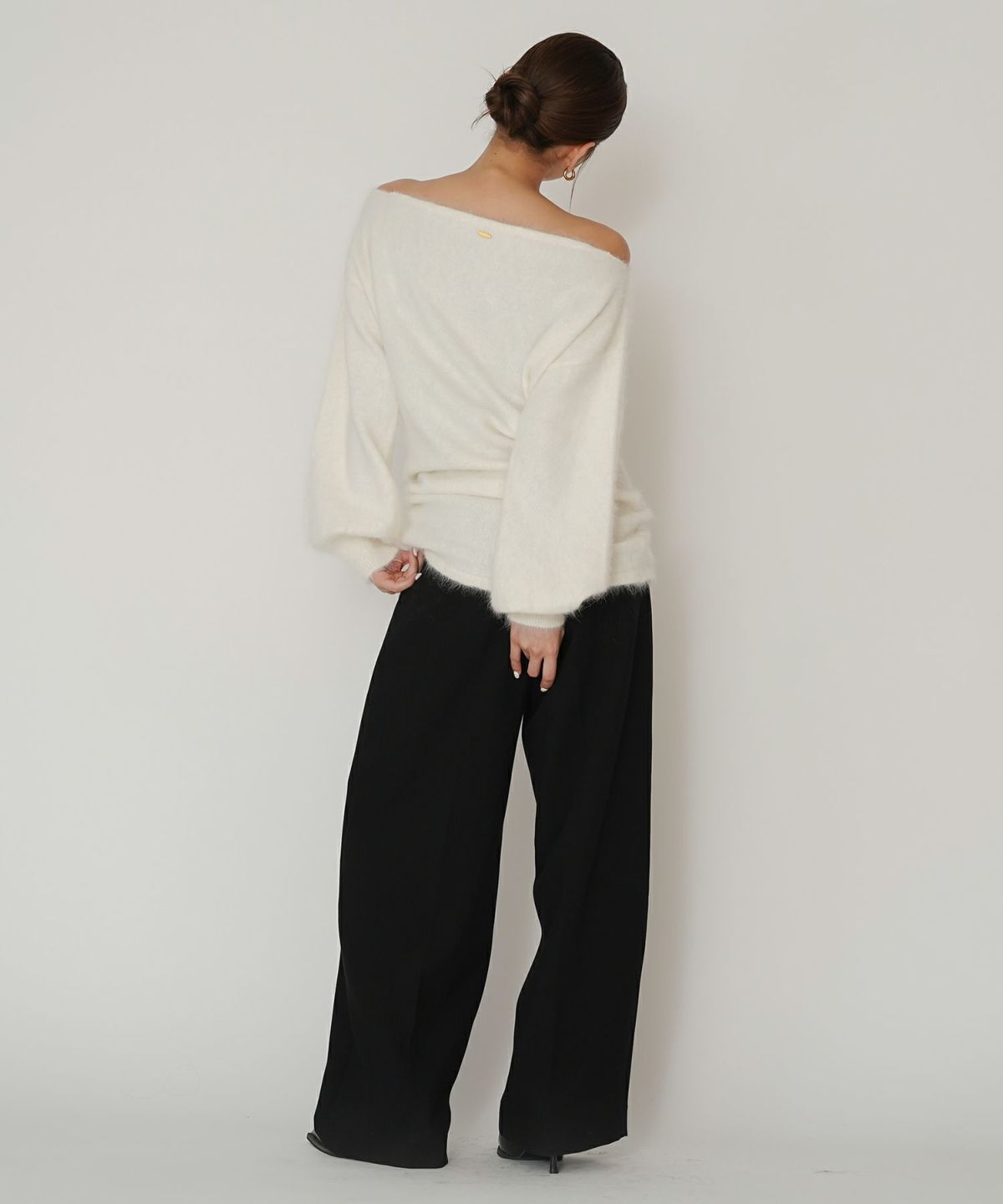 オフィス スラックス ワイドパンツ セミワイド フォーマル 万能 感動 着回し 韓国風 綺麗め 細見え カジュアル KINO THE KEI