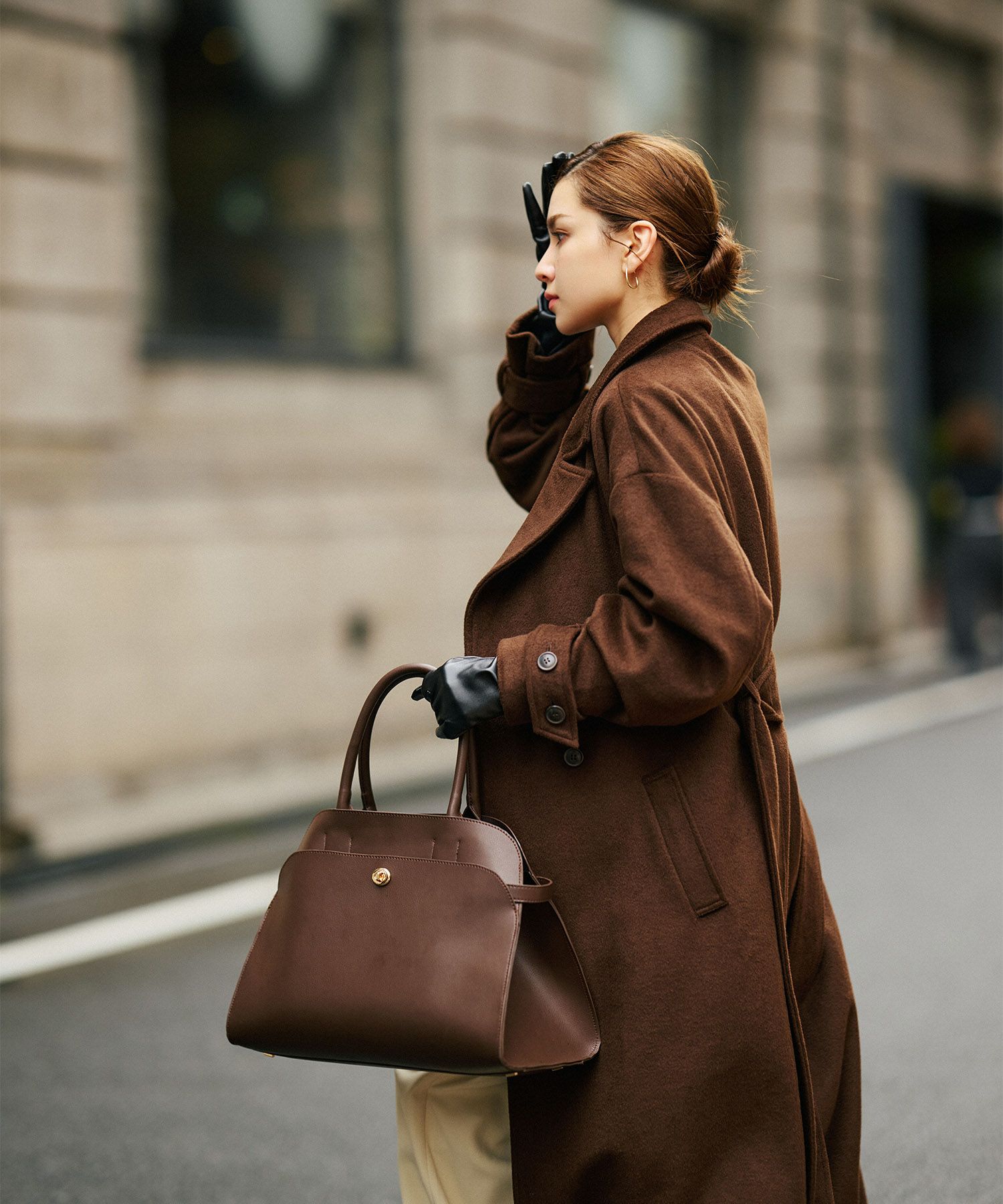 ベルテッド ボストン バッグ KINO THE KEI