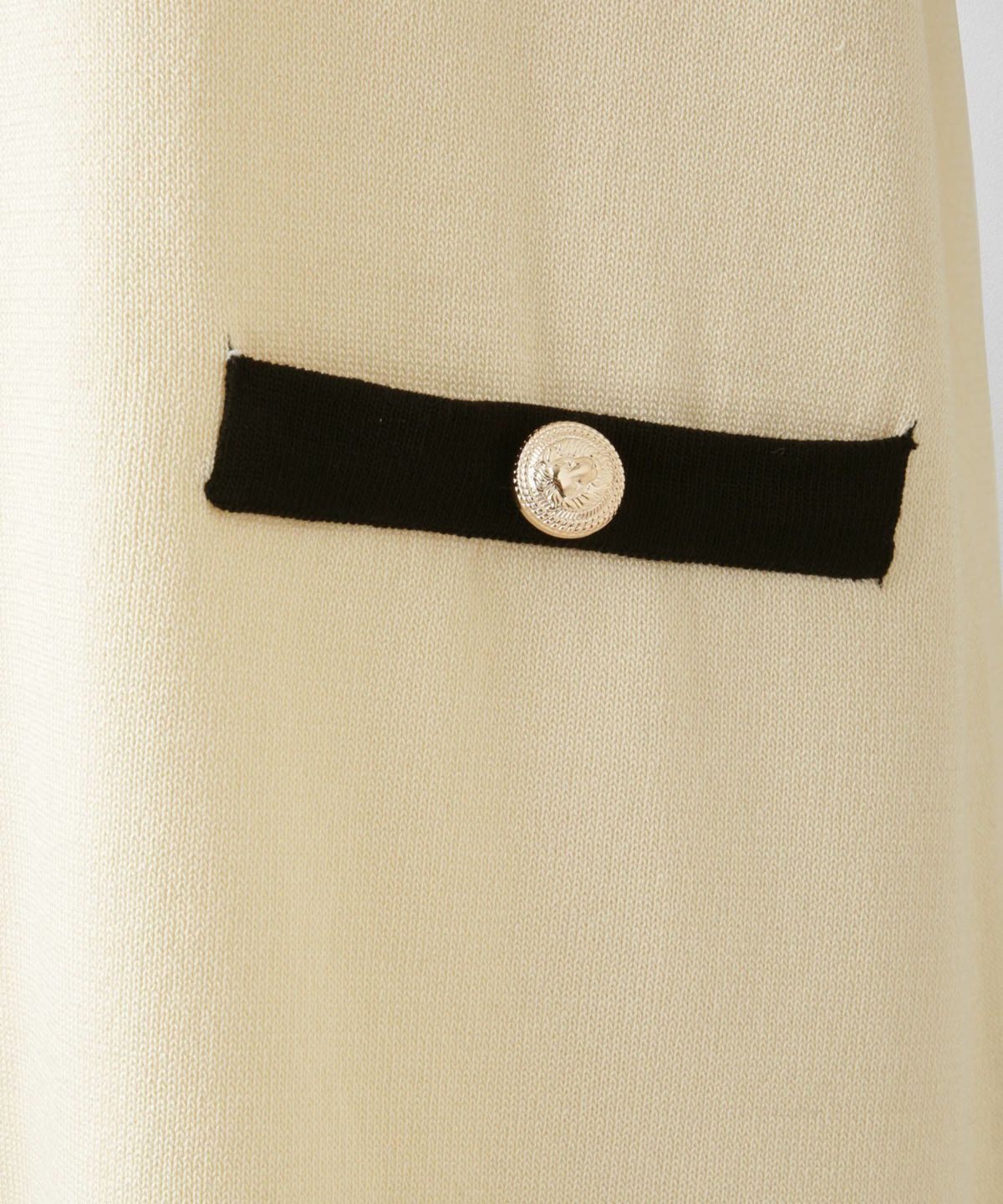 レディース サマーニット バイカラー きれいめ 上品 洗える ジョイントスペース