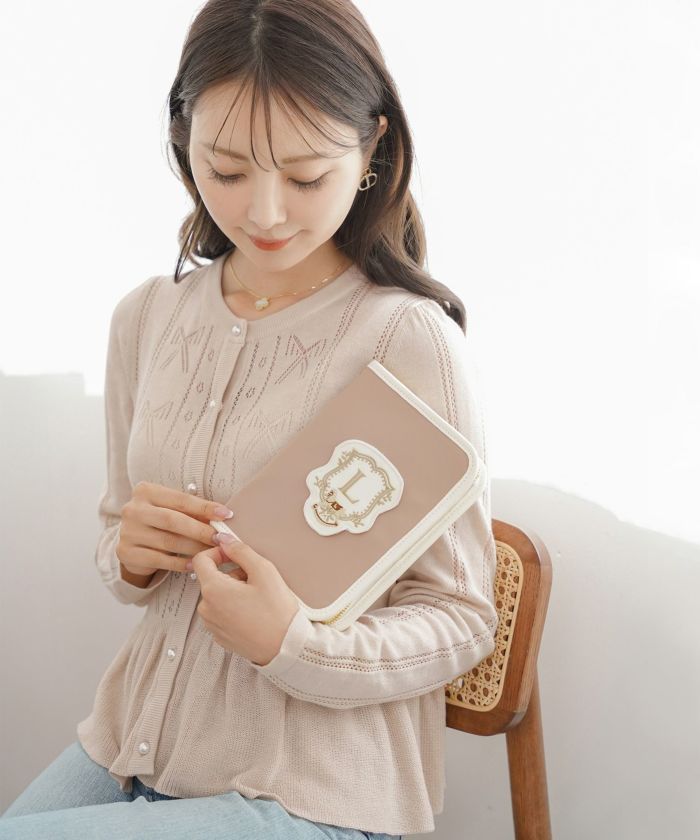 母子手帳ケースおしゃれ母子手帳ポーチ収納ケース通院ケース診察券ケース保険証ケースファスナータイプマルチケースフェミニンプレゼントギフト出産祝い出産準備2人用3人用カードポケット多機能軽量薄型ママアイテムベビー用品マタニティグッズ