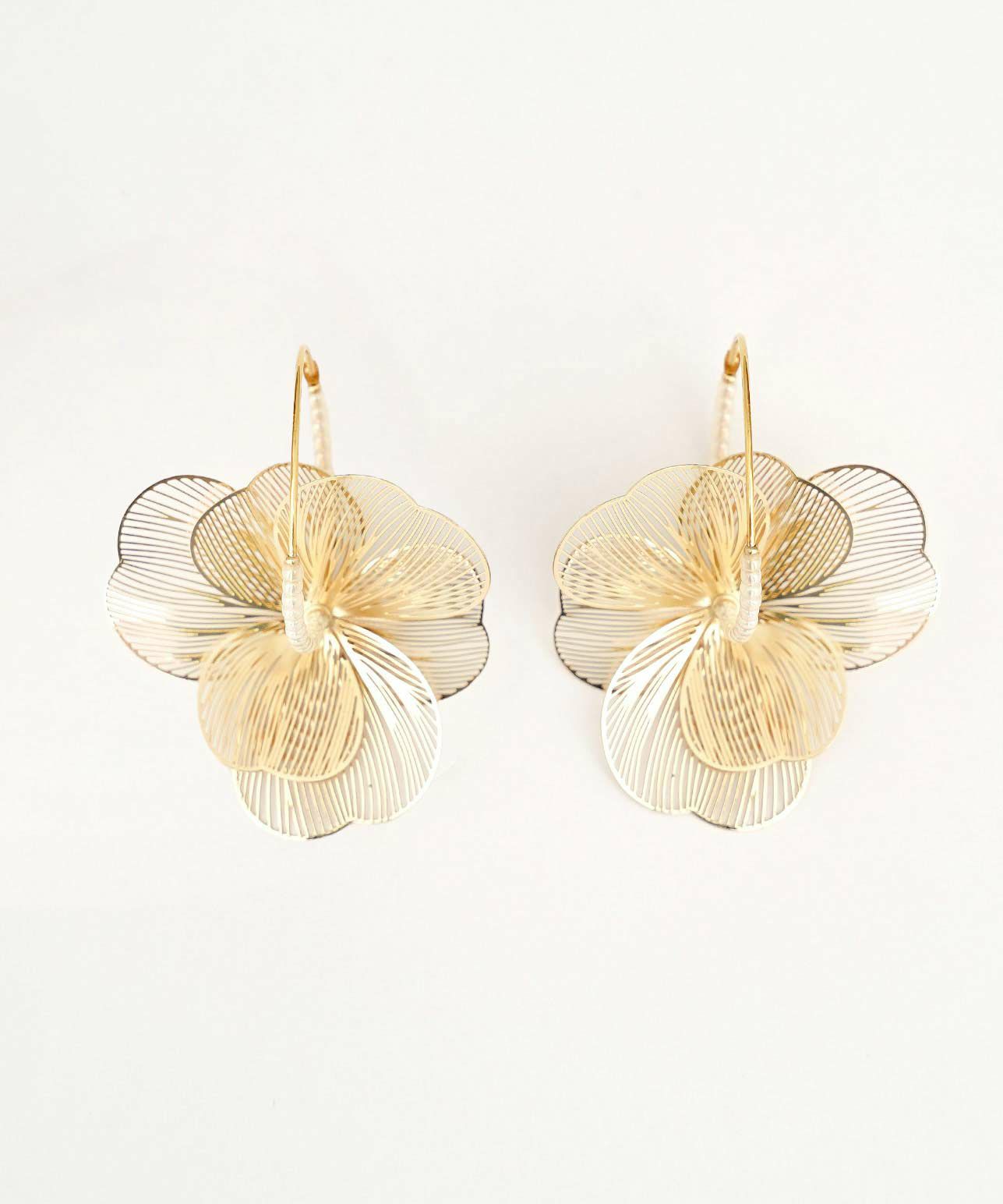 シアー フラワー ピアス Sheer Flower Pierce