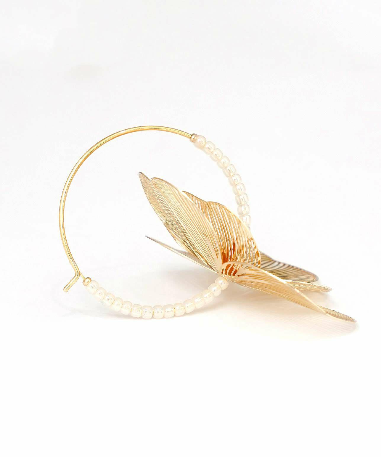 シアー フラワー ピアス Sheer Flower Pierce