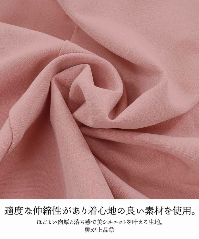 ワンピース レディース ファッション 半袖 きれいめ かわいい 大人 オフィス バイカラー 配色 膝丈 とろみ ジョイントスペース