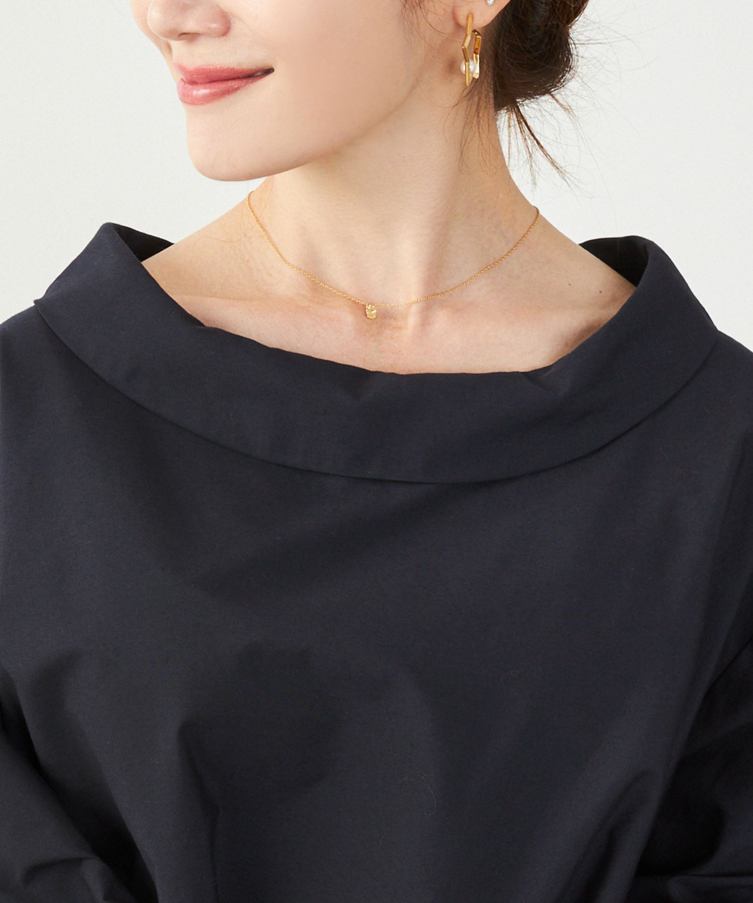 かわいい 上品 きれいめ 大人カジュアル オフィス シンプル 柄 ストライプ バルーン 春 秋 体型カバー ジョイントスペース