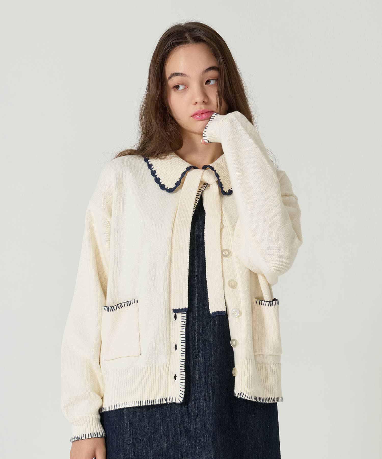 ハンドステッチニットジャケット | のか | TINA：JOJUN | タカシマヤ