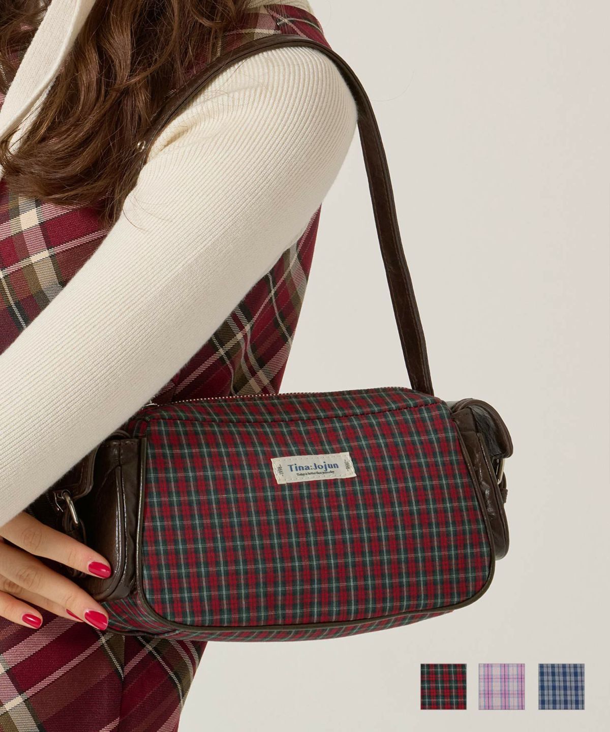 チェック/ハンドバッグ