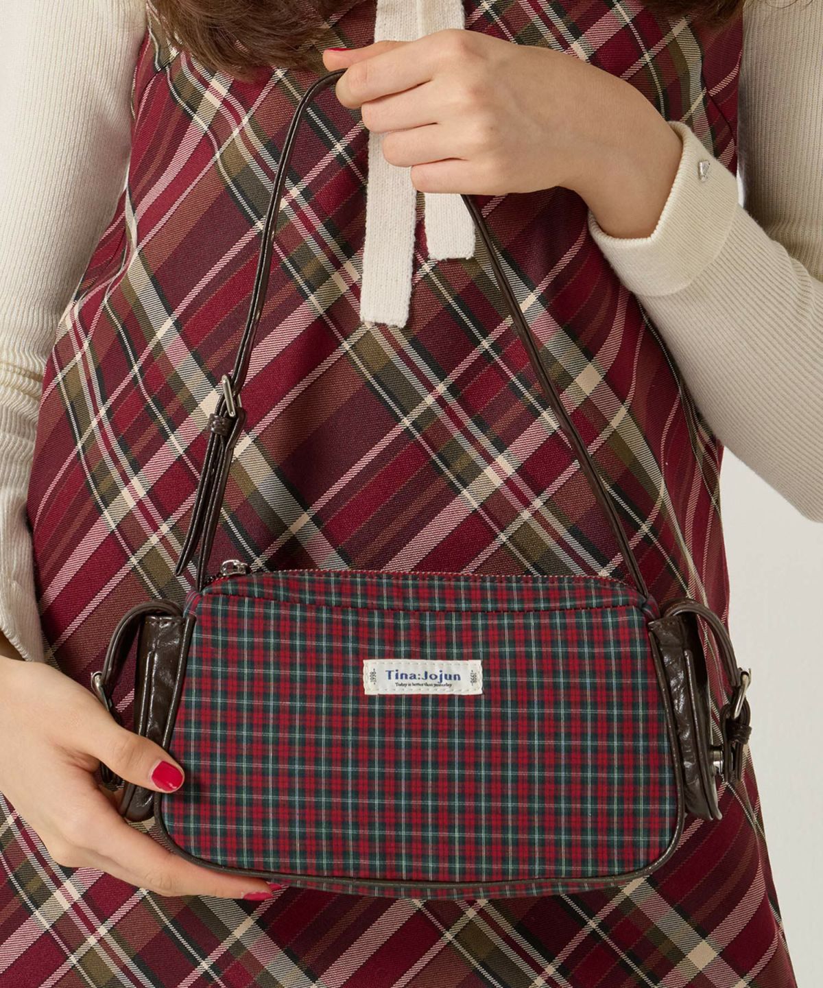 柄パイピング 裏起毛パンツ | Kana | TINA：JOJUN | タカシマヤゲート