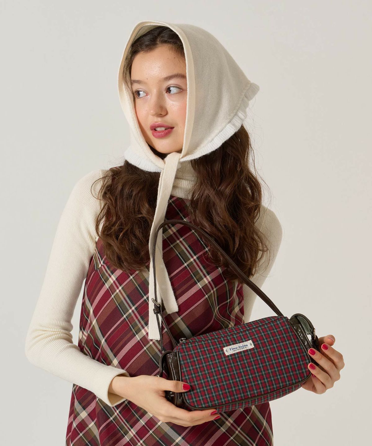 チェック/ハンドバッグ