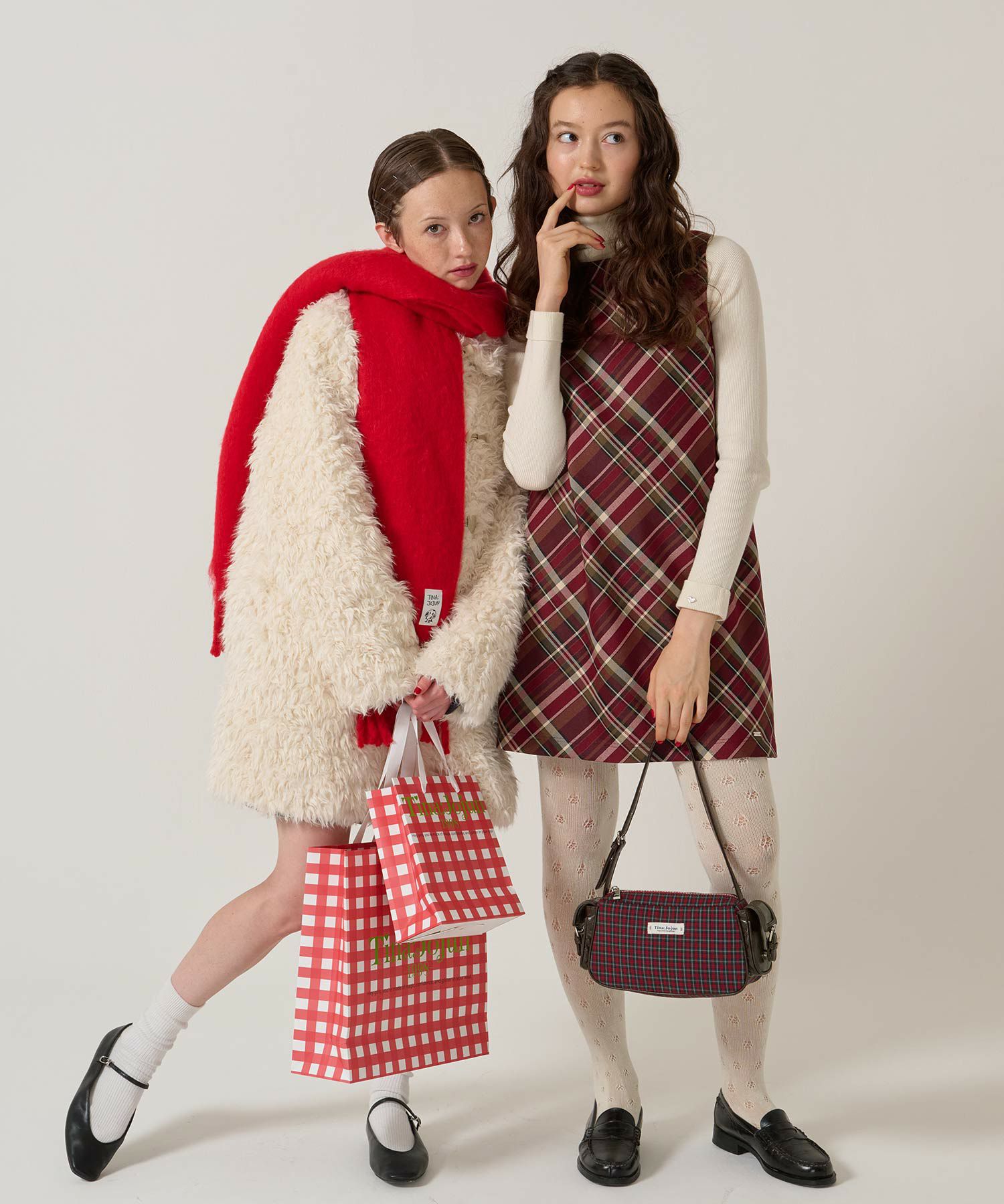 チェック/ハンドバッグ