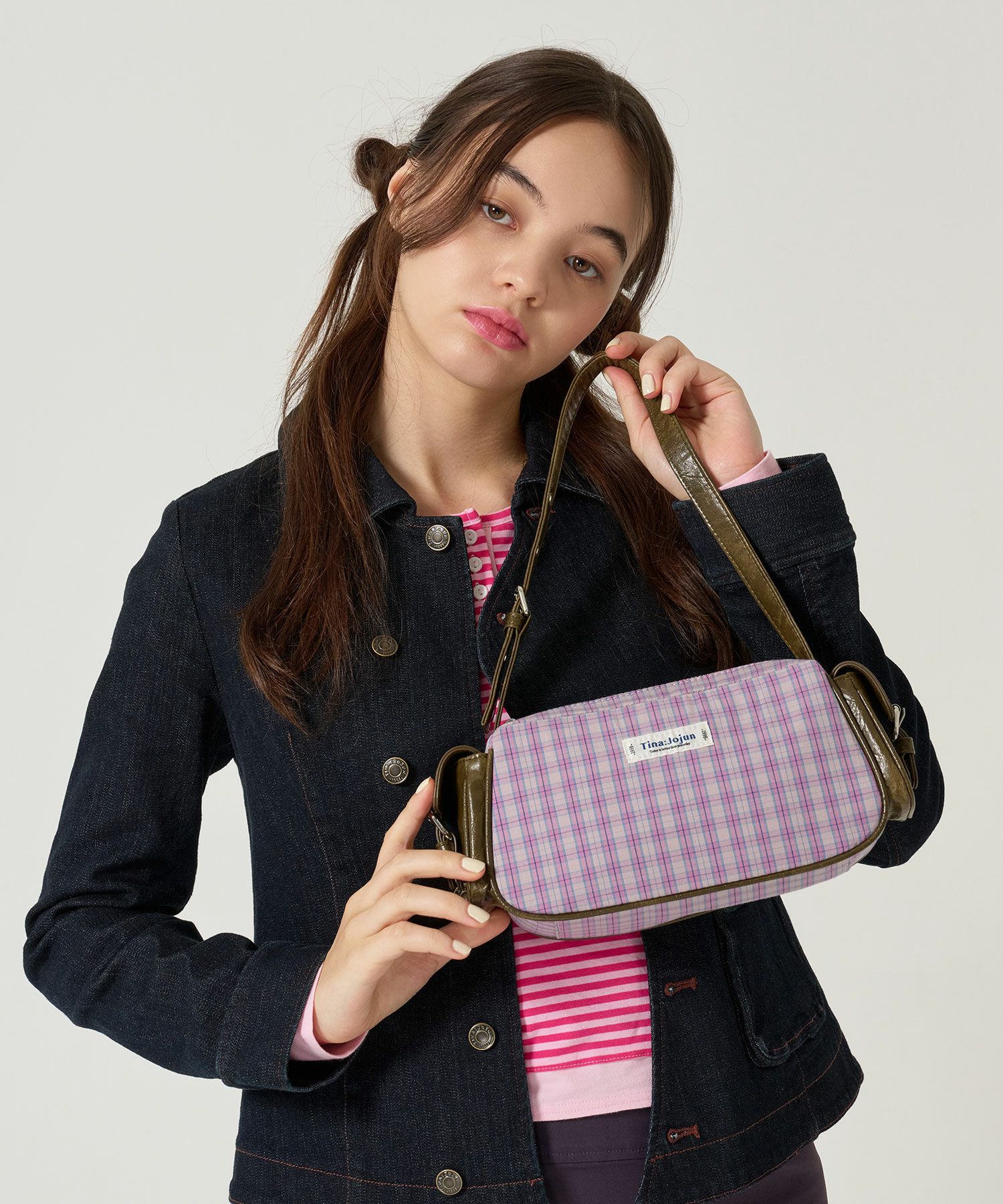 チェック/ハンドバッグ