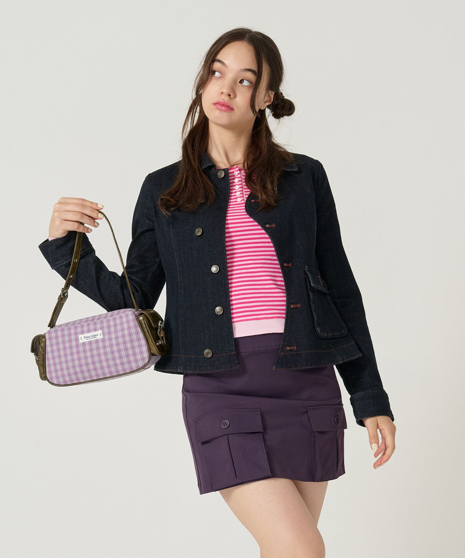 チェック/ハンドバッグ