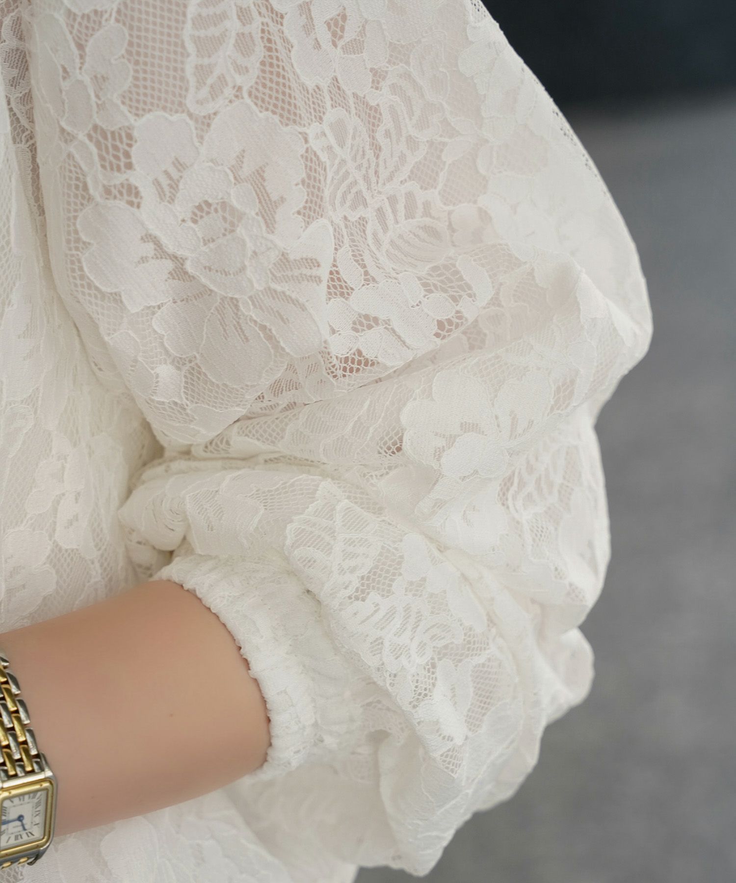 レース シアー ブルゾン シンプル レース ブルゾン アウター オフィス 冷房対策 ホワイト/ブラック/M/長袖