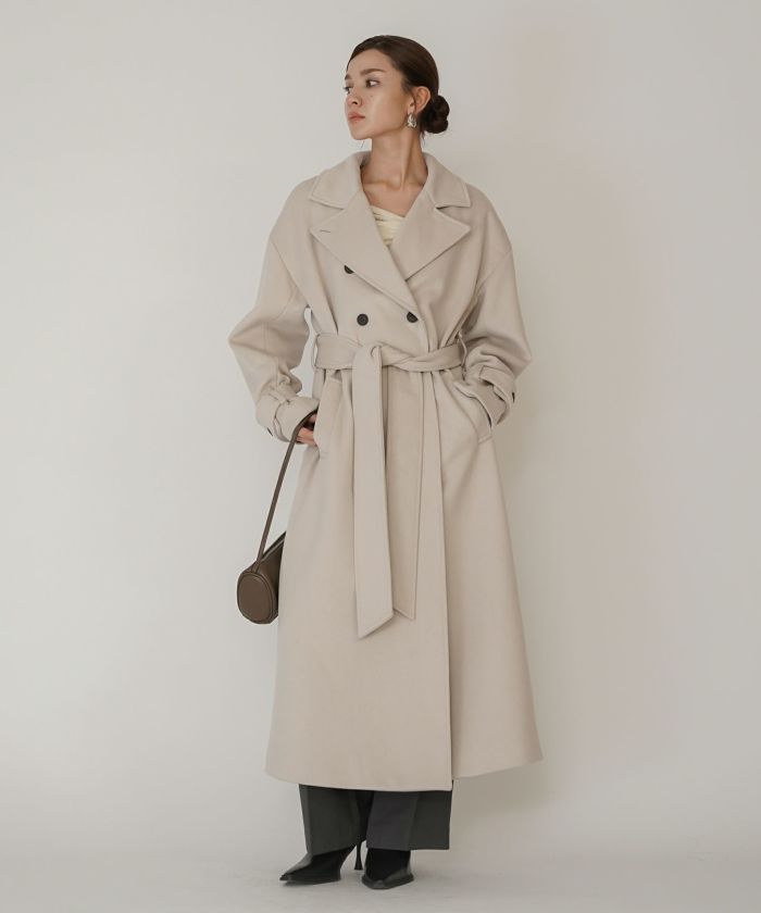 ベルテッド ロングコート KINO THE KEI 全3色｜ktk141-0135【4