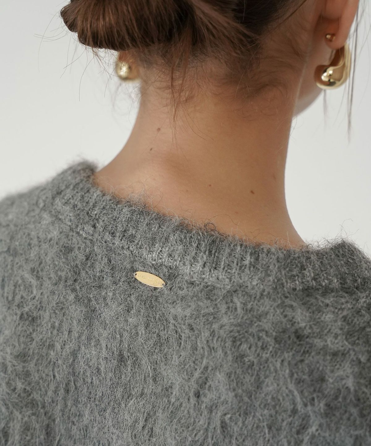 モテニット ふわふわニット モヘア デートコーデ ディナー クリスマス あざと可愛い オーバーサイズ モヘア セーター シャギーニット 韓国風 綺麗め 細見え カジュアル KINO THE KEI