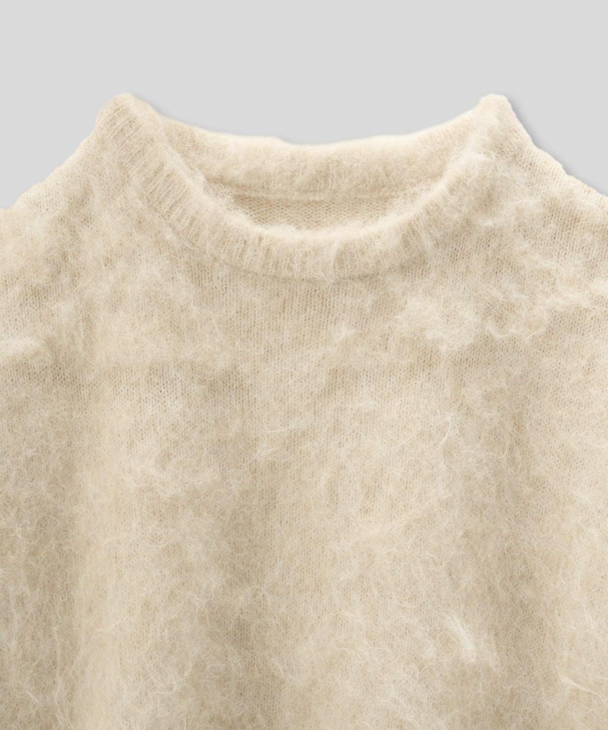 モテニット ふわふわニット モヘア デートコーデ ディナー クリスマス あざと可愛い オーバーサイズ モヘア セーター シャギーニット 韓国風 綺麗め 細見え カジュアル KINO THE KEI