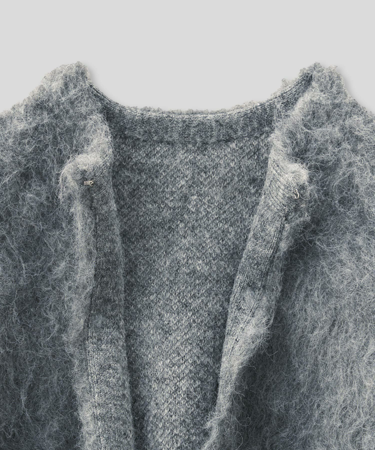 モテニット ふわふわニット モヘア デートコーデ ディナー クリスマス あざと可愛い オーバーサイズ 羽織 韓国風 綺麗め 細見え カジュアル KINO THE KEI