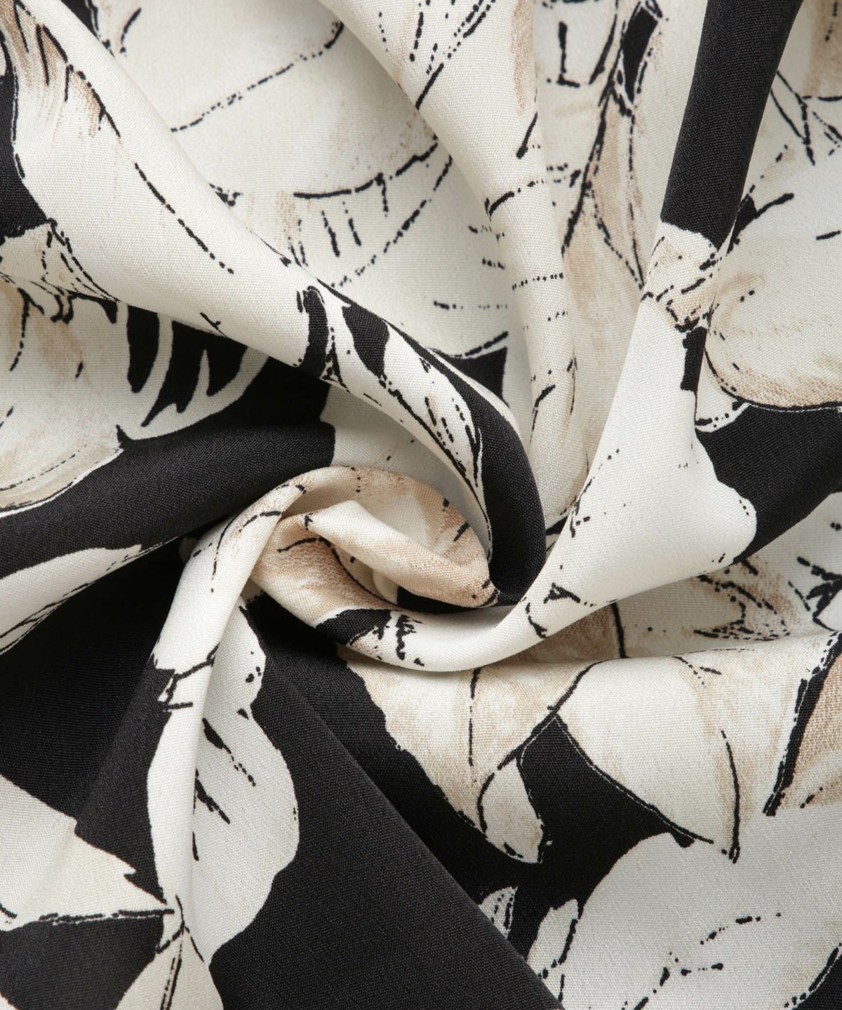 花柄 ティアード ワンピース レディース 大花柄 フラワー エレガント ロング丈 ネイビー/ブラック/M/長袖