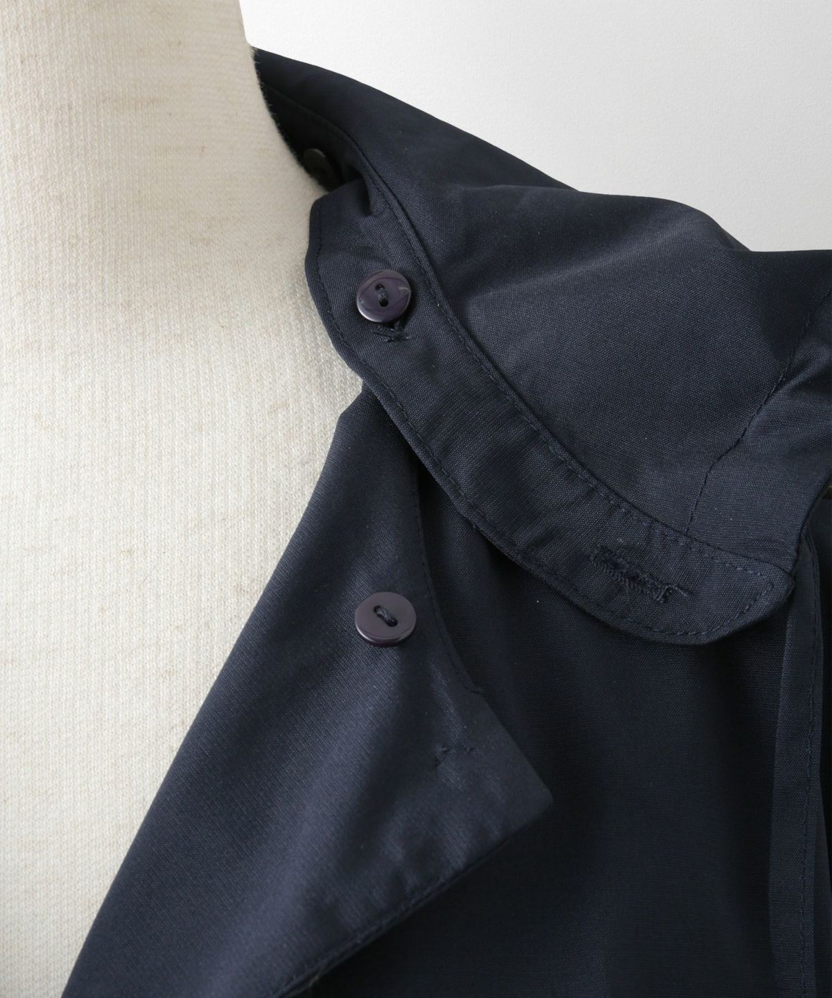 2way ティアード デザイン ライトアウター コート ネイビー/ベージュ/ブラック/M