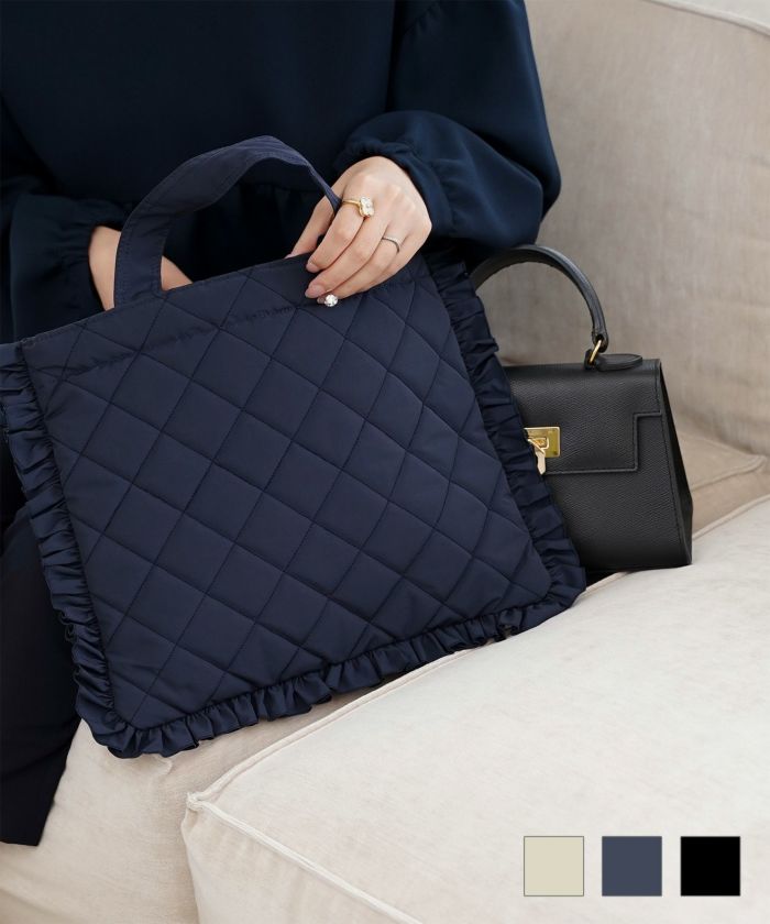 すえぴー 新品未使用 ZaZa Grant PAMP 七分袖 ブラック キルティング サブバッグ HUIT 全3色｜hit932-0300【1