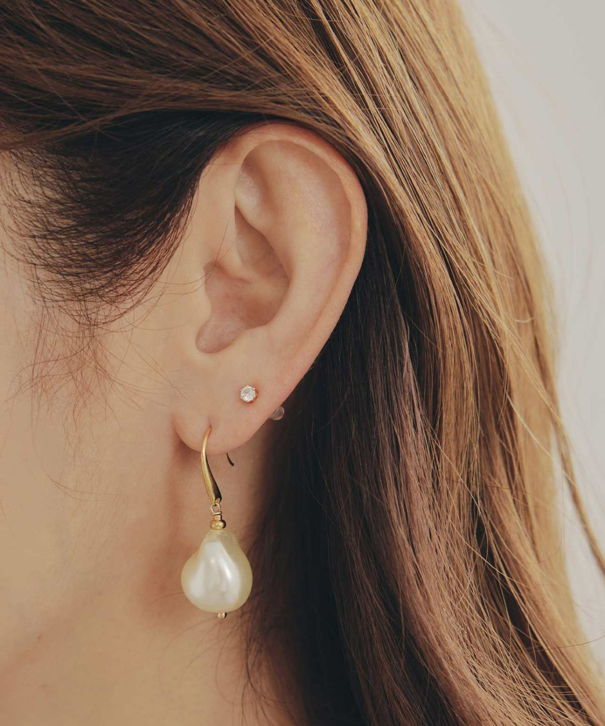 メルティング パール ピアス イヤリング Melting Pearl Pierce Earring