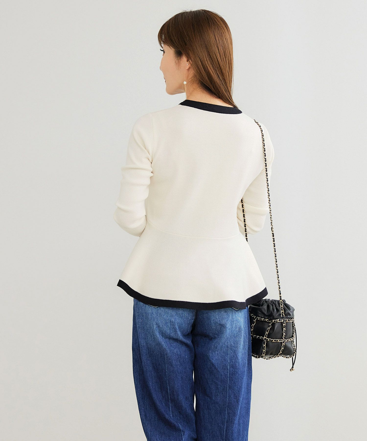 手洗い可 レディース 長袖 秋冬春 長袖 可愛い 上品 きれいめ オフィス 大人カジュアル フェミニン ジョイントスペース