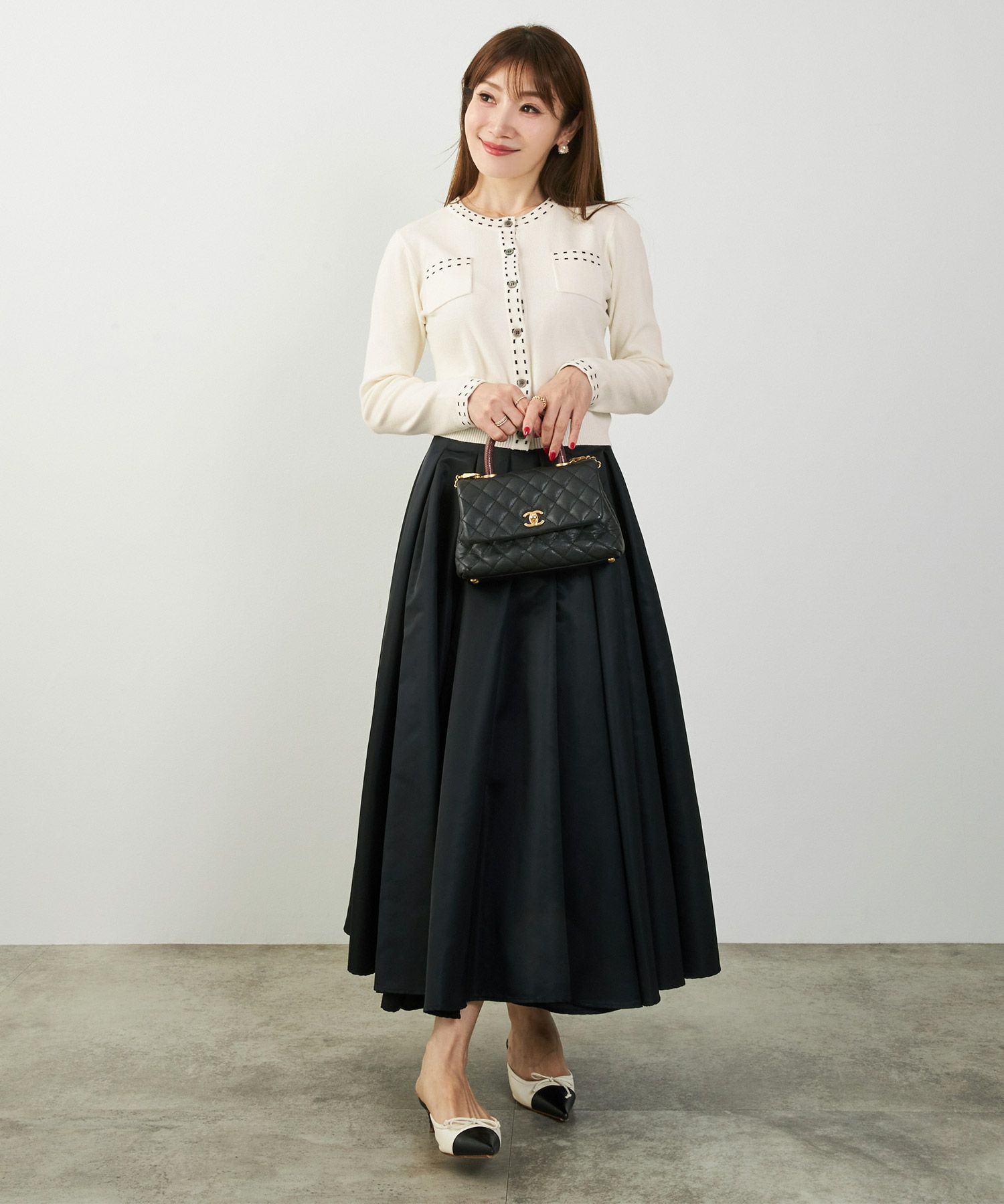 手洗い可 レディース 長袖 秋冬春 長袖 可愛い 上品 きれいめ オフィス 色 フェミニン ジョイントスペース