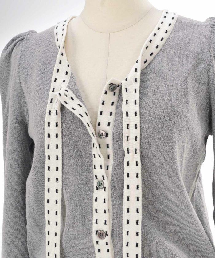 手洗い可 レディース 長袖 秋冬春 長袖 可愛い 上品 きれいめ オフィス ボウタイ フェミニン ジョイントスペース